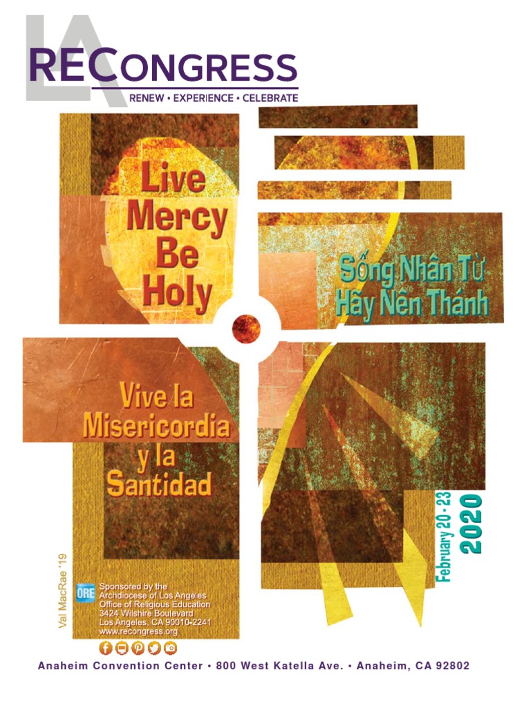 Recongress 2020 Registration Guidebook Mercy God The Father