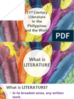 21st Century Literature in the Philippines and the World