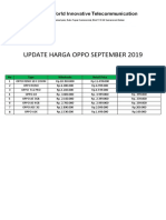 Oppo Price Update September 2019