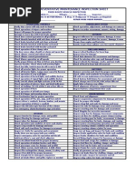 PM Inspection Sheet