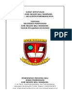 Kalender Pendidikan SMK Negeri Bali Mandara 2019-2020