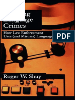 Creating Language Crime
