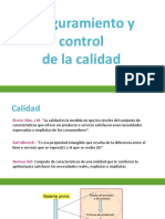 Aseguramiento de La Calidad y Metodos de Conservacion de Los Alimentos