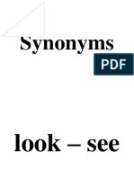 Synonyms&Antonyms