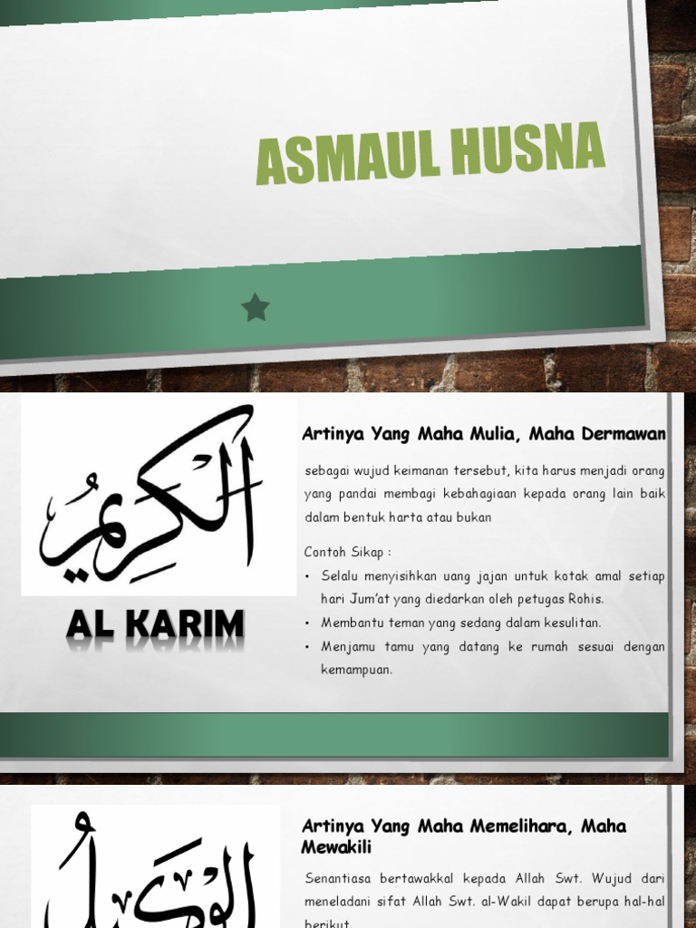 Asmaul Husna Pdf