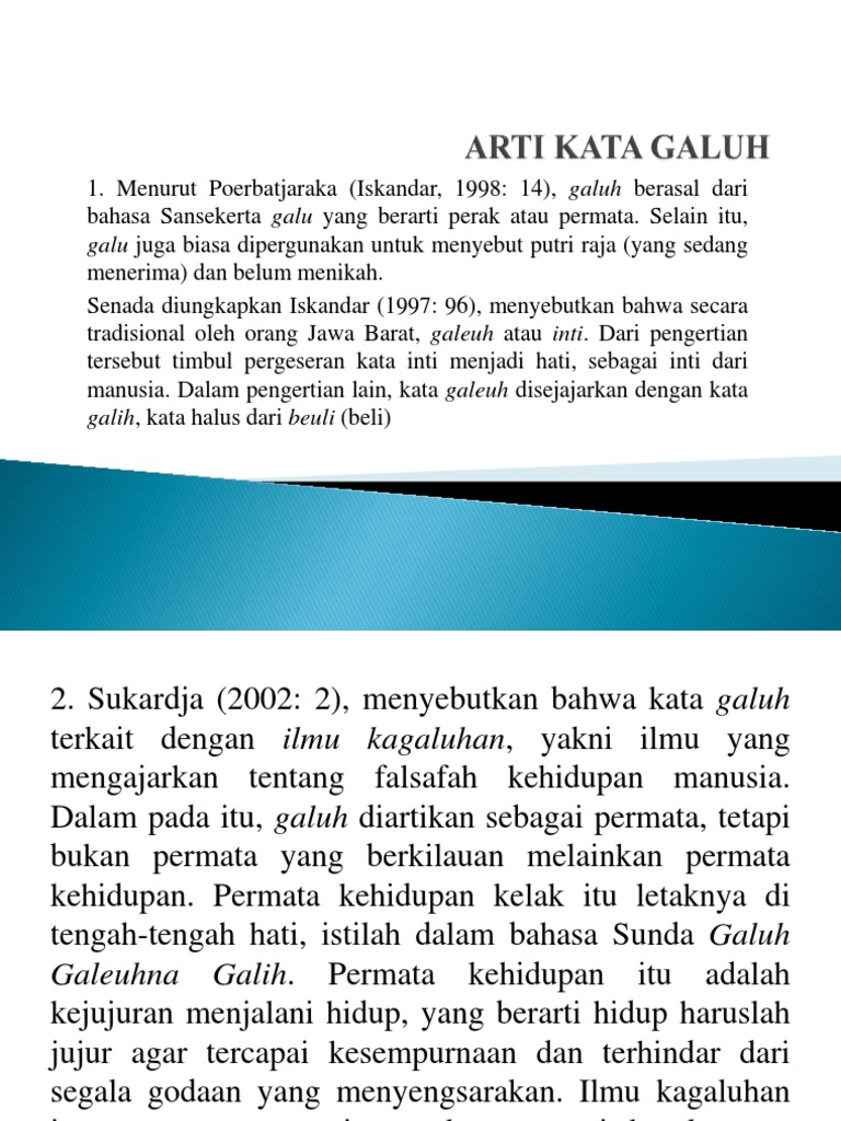 Arti dan Sejarah Nama Galuh | PDF