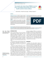 Barriers For People Who Inject Drug PWID To Access PDF