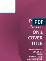 Prese Ntati ON1 Cover Title: Lorem Ipsum Dolor Sit Amet, Consectetur Adipiscing Elit