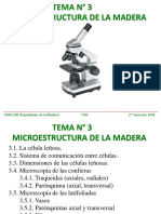 Tema #003. Microestructura de La Madera