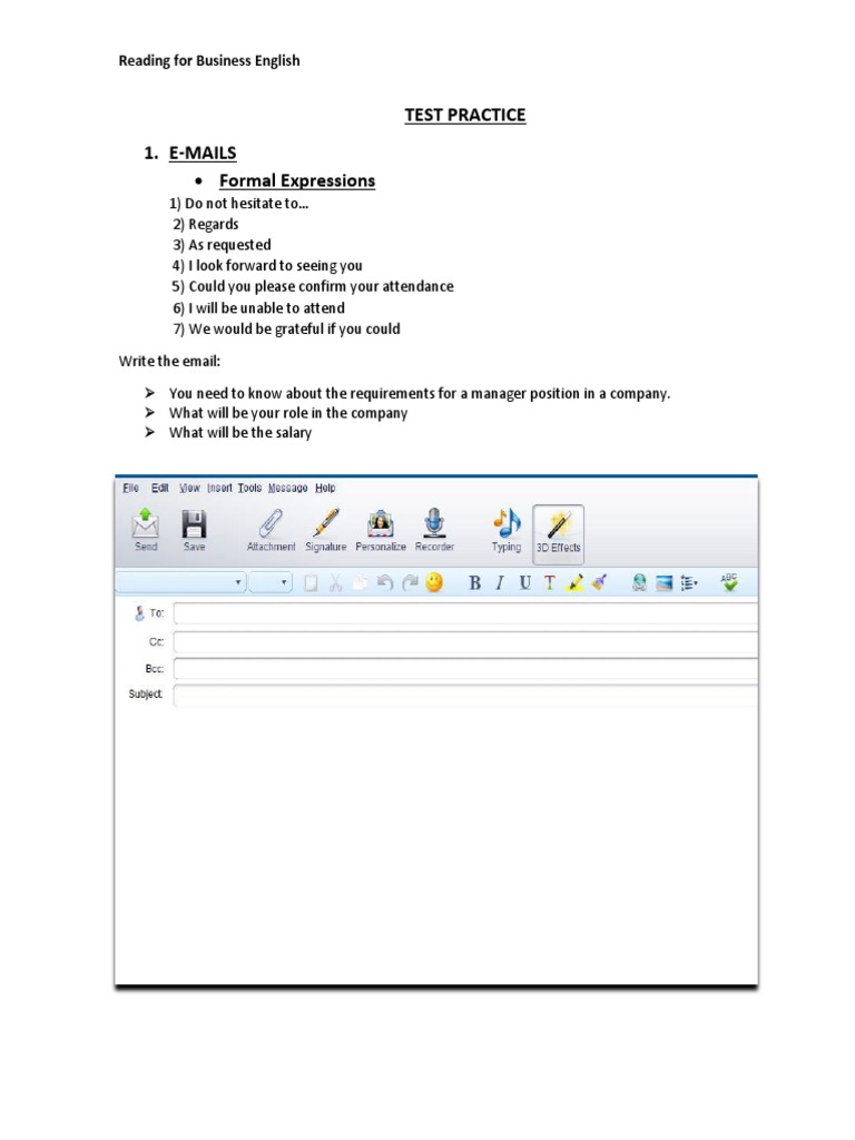 Test Practice Ingles 2 | PDF | English Language | Linguistics