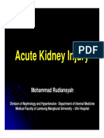 Acute Kidney Injury: Mohammad Rudiansyah