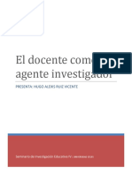 El Docente Como Agente Investigador