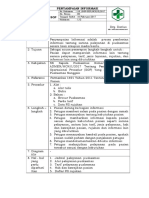 Penyampaian Informasi SOP: No. Revisi: 00 Tanggal Terbit: 10 Februari 2017 Halaman: 1/2