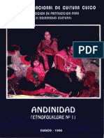 Andinidad. Dirección de Producción para El Desarrollo Cultural PDF
