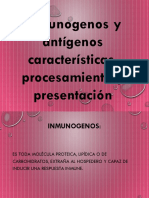 Exposicion de Inmunogenos