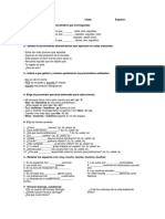 Pronombres demostrativos, personales y adjetivos de cantidad en español