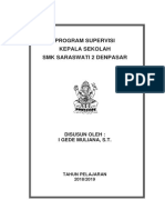 Program Supervisi Kepala Sekolah SMK Saraswati 2 Dps 2018