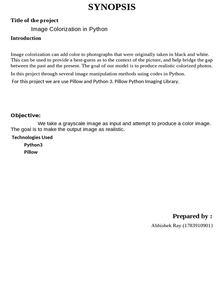 Image Colorization in Python: Using Pillow and Python 3 to ...