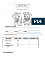 Primera Evaluación Trimestral