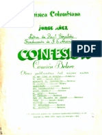 Confesión Canción Bolero Jorge Añez