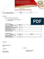 Practical Examination: 100 Points: Shst1