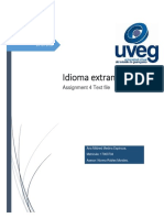 Idioma Extranjero I: Assignment 4 Text File