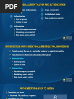 Access Controls, Authentication and Authorization