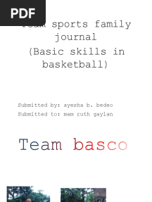Team Sports Family Journal