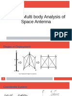 Flexible Multi Body Analysis of Space Antenna: Durga Prasad Pydi ME16B012