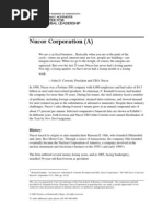 Nucor At A Crossroads Strategy Case