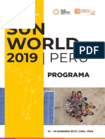 Programa Sun World 2019 Preliminar