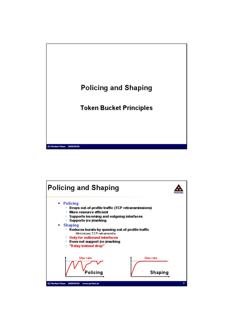 04 QoS Policing and Shaping PDF Network Protocols