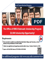 NCDOT Scholarship Flyer