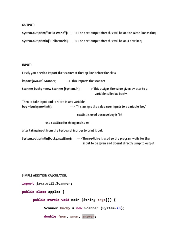 Java - Util.scanner Apples (Main (String ) (Scanner Scanner (System ...