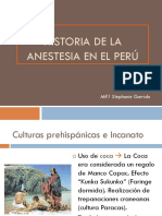 Historia de La Anestesia en El Perú