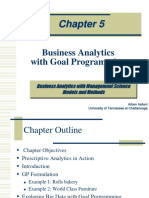 Business Analytics With Goal Programming