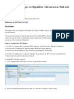 Configuring HR Trigger in GRC 10.1