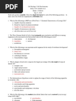 Download Cell Biology Exam 1 Rea by Csa At Uh SN43493516 doc pdf