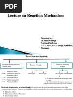 Organic Reactions and Their Mechanisms