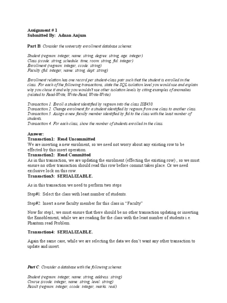 Database Isolation Levels Explained | PDF | Database Transaction | Data ...