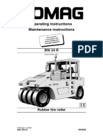 Bomag BW24R PTR Roller For Asphalt Service Manual PDF