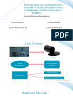 PRESSURE DROP PIPA MINYAK SPV-PPP