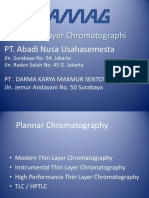 Thin Layer Chromatographi: PT. Abadi Nusa Usahasemesta