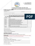 F4b LEEA - 2017 Academy Assessment Booking Form Version 2 December 2016