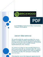 Brickwood - The Building Construction Company Birmingham