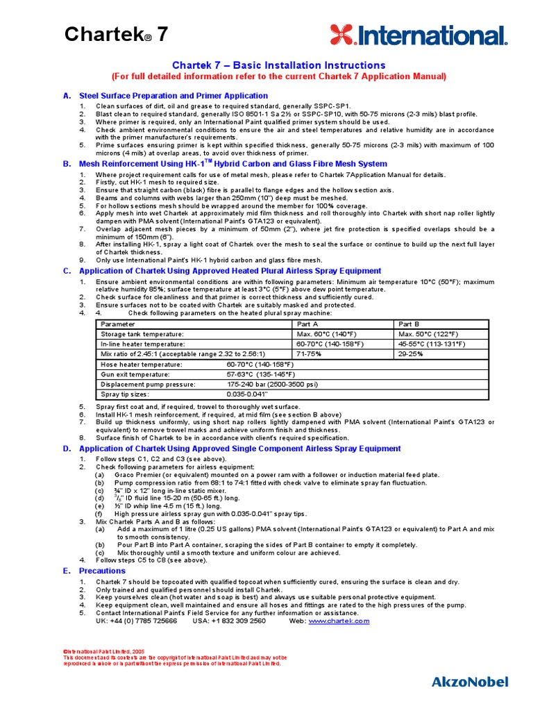 Chartek 7 - Basic Installation Instructions | PDF | Paint | Hvac