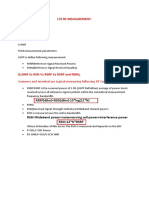 Lte RF Measurement:: Scanners and Terminal Are Typical Measuring Following RF Quantities