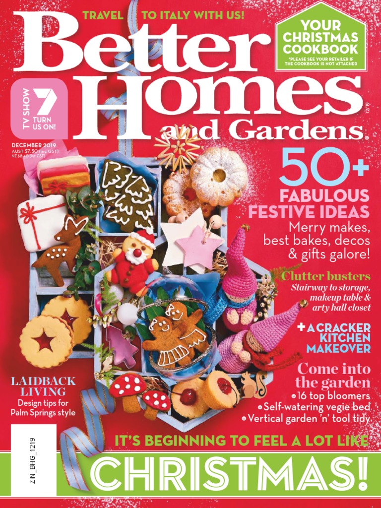 Better Homes And Gardens Australia 122019 Gingerbread Foods