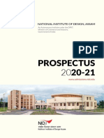 Prospectus: National Institute of Design, Assam