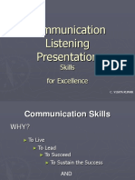 Communication - Listening - Presentation - Pps